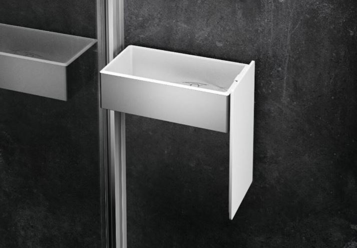 HÜPPE SELECT+ DRYBOX odkládací box s víkem 213 mm, na sprchový kout, stříbrná SL2201087 Obrázek - fotka