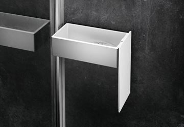 HÜPPE SELECT+ DRYBOX odkládací box s víkem 213 mm, na sprchový kout, stříbrná SL2201087 Obrázek - fotka