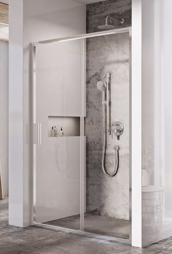 RAVAK BLIX SLIM BLSDP2 100 sprchové dveře 100x195 cm, posuvné, chrom lesk/sklo transparent X0PMA0C00Z1 Obrázek - Hlavní obrázek
