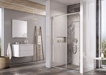 RAVAK BLIX SLIM BLSDP2 100 sprchové dveře 100x195 cm, posuvné, chrom lesk/sklo transparent X0PMA0C00Z1 Obrázek - fotka