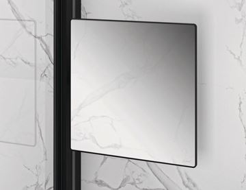 HÜPPE SELECT+ kosmetické zrcátko 213x213 mm, na sprchový kout, černá SL2301123 Obrázek - fotka