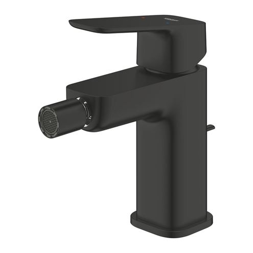 GROHE CUBEO bidetová stojánková baterie, s odtokovou soupravou, matte black 1018102430 Obrázek - fotka