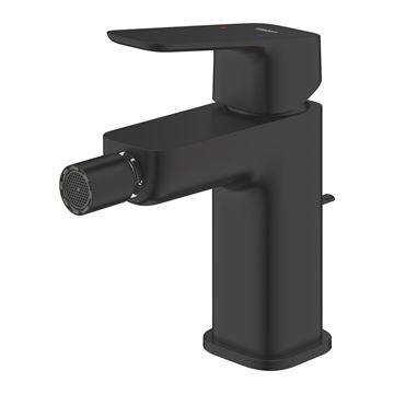 GROHE CUBEO bidetová stojánková baterie, s odtokovou soupravou, matte black 1018102430 Obrázek - fotka