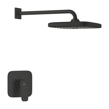 GROHE CUBEO sprchový set s podomítkovou baterií, horní sprcha, matte black