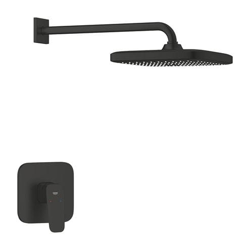 GROHE CUBEO sprchový set s podomítkovou baterií, horní sprcha, matte black 1053342430 Obrázek - Hlavní obrázek