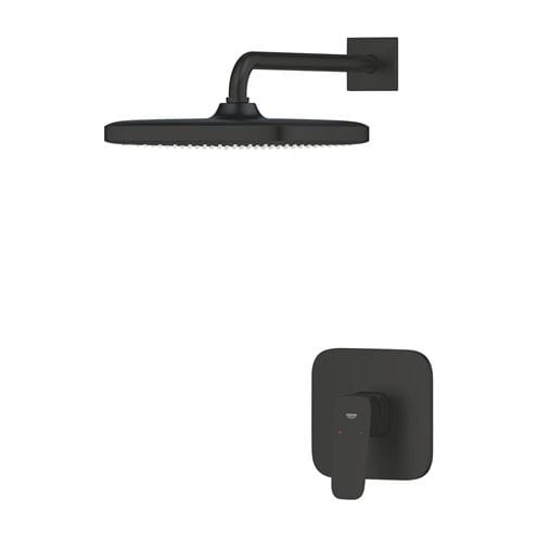 GROHE CUBEO sprchový set s podomítkovou baterií, horní sprcha, matte black 1053342430 Obrázek - fotka