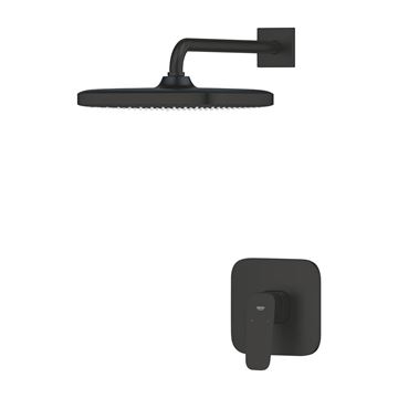 GROHE CUBEO sprchový set s podomítkovou baterií, horní sprcha, matte black 1053342430 Obrázek - fotka