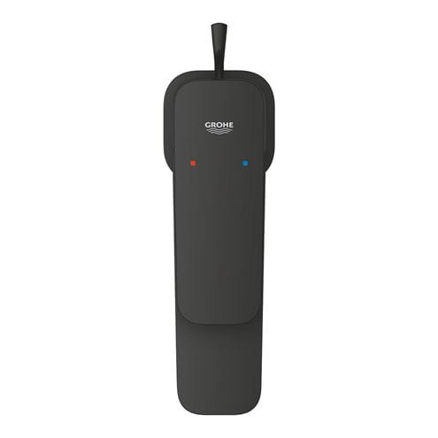 GROHE CUBEO umyvadlová stojánková baterie, s odtokovou soupravou, Water Saving, matte black 1016942430 Obrázek - fotka