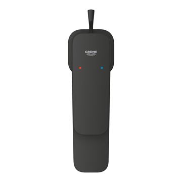 GROHE CUBEO umyvadlová stojánková baterie, s odtokovou soupravou, Water Saving, matte black 1016942430 Obrázek - fotka