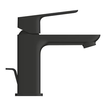 GROHE CUBEO umyvadlová stojánková baterie, s odtokovou soupravou, Water Saving, matte black 1016942430 Obrázek - fotka