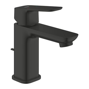 GROHE CUBEO umyvadlová stojánková baterie, s odtokovou soupravou, Water Saving, matte black