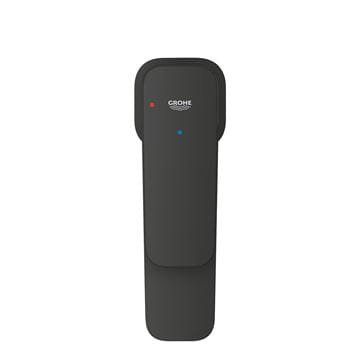 GROHE CUBEO umyvadlová stojánková baterie, s odtokovou soupravou, Water Saving, SilkMove ES, matte black 1017322430 Obrázek - fotka