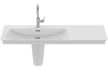 IDEAL STANDARD LA DOLCE VITA umyvadlo 126 cm, s otvorem pro baterii vlevo a přepadem E263201 Obrázek - fotka