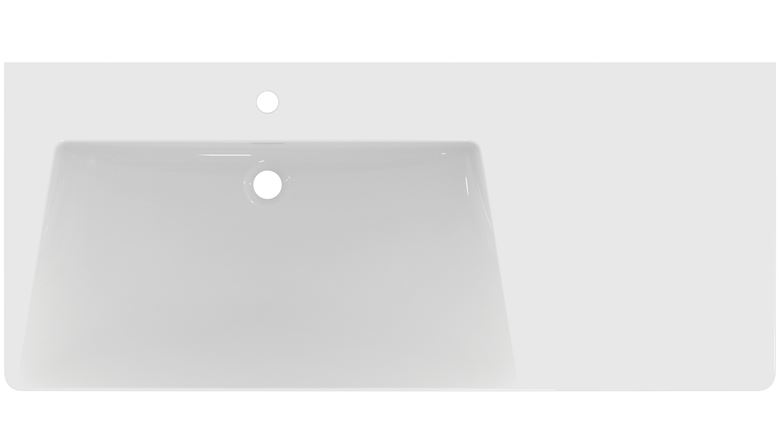 IDEAL STANDARD LA DOLCE VITA umyvadlo 126 cm, s otvorem pro baterii vlevo a přepadem E263201 Obrázek - fotka