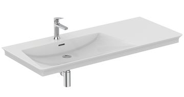 IDEAL STANDARD LA DOLCE VITA umyvadlo 126 cm, s otvorem pro baterii vlevo a přepadem E263201 Obrázek - fotka