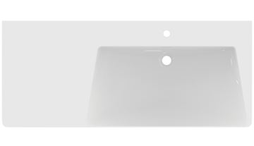 IDEAL STANDARD LA DOLCE VITA umyvadlo 126 cm, s otvorem pro baterii vpravo a přepadem E263301 Obrázek - fotka