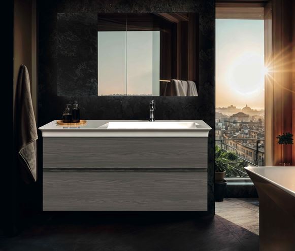 IDEAL STANDARD LA DOLCE VITA umyvadlo 126 cm, s otvorem pro baterii vpravo a přepadem E263301 Obrázek - fotka