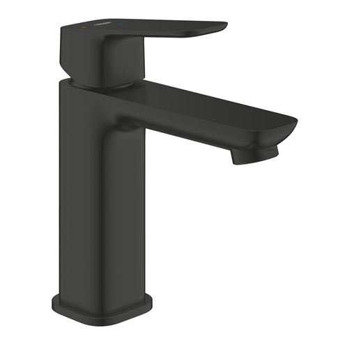 GROHE CUBEO umyvadlová stojánková baterie, s odtokovou soupravou, Water Saving, SilkMove ES, matte black 1017572430 Obrázek - Hlavní obrázek