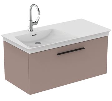 IDEAL STANDARD LA DOLCE VITA umyvadlo 106 cm, s otvorem pro baterii vlevo a přepadem E264601 Obrázek - fotka