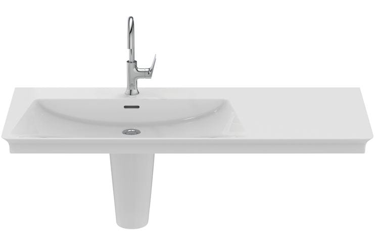 IDEAL STANDARD LA DOLCE VITA umyvadlo 106 cm, s otvorem pro baterii vlevo a přepadem E264601 Obrázek - fotka