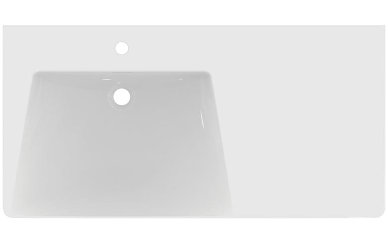 IDEAL STANDARD LA DOLCE VITA umyvadlo 106 cm, s otvorem pro baterii vlevo a přepadem E264601 Obrázek - fotka