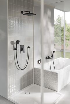 GROHE CUBEO vanová nástěnná baterie, s přepínačem, matte black 1018132430 Obrázek - fotka