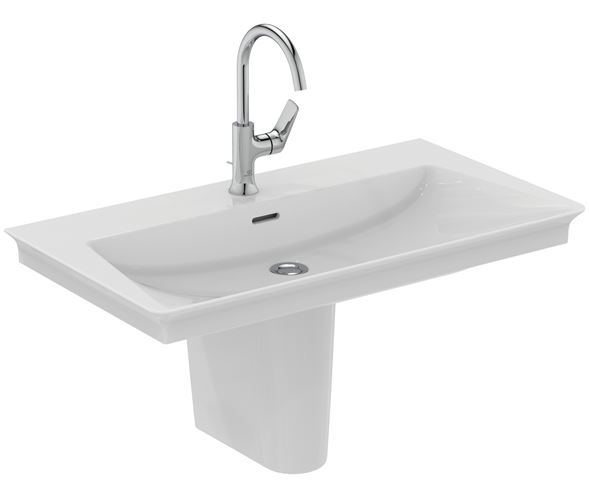 IDEAL STANDARD LA DOLCE VITA umyvadlo 86 cm, s otvorem pro baterii a přepadem E262901 Obrázek - fotka