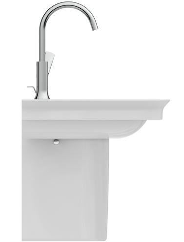 IDEAL STANDARD LA DOLCE VITA umyvadlo 86 cm, s otvorem pro baterii a přepadem E262901 Obrázek - fotka