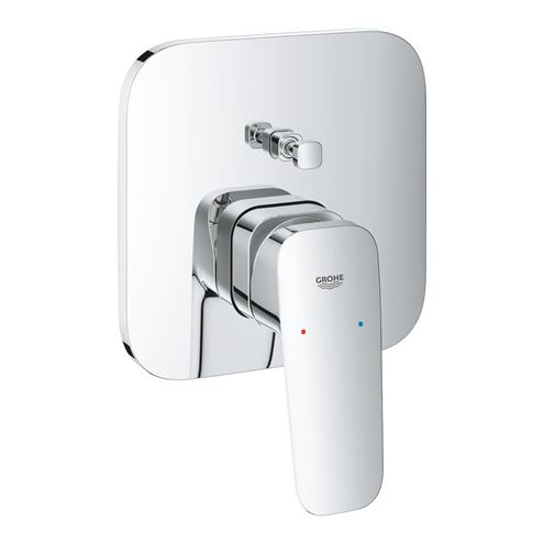 GROHE CUBEO vanová podomítková baterie, s přepínačem, chrom 1017780000 Obrázek - Hlavní obrázek