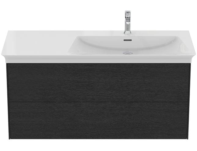 IDEAL STANDARD LA DOLCE VITA 2 skříňka pod umyvadlo 120x50,5x54,8 cm, 2 zásuvky, dub kouřový T5583Y4 Obrázek - fotka