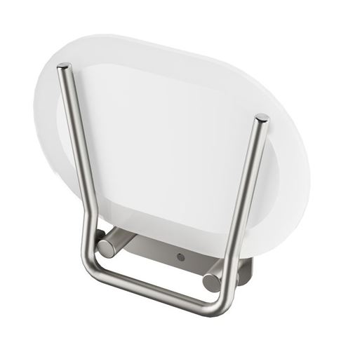 RAVAK OVO CHROME sedátko do sprchy, sklopné, nerez ocel/clear B8F0000029 Obrázek - fotka