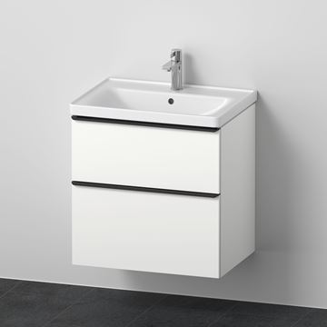 DURAVIT D-NEO skříňka s umyvadlem 65x48x62,5 cm, 2 zásuvky, White mat DE012001818 Obrázek - fotka