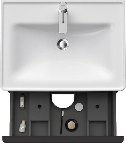 DURAVIT D-NEO skříňka s umyvadlem 65x48x62,5 cm, 2 zásuvky, White mat DE012001818 Obrázek - fotka