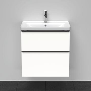DURAVIT D-NEO skříňka s umyvadlem 65x48x62,5 cm, 2 zásuvky, White mat DE012001818 Obrázek - fotka