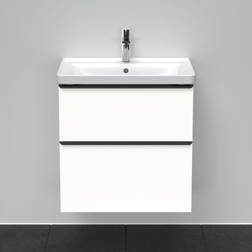 DURAVIT D-NEO skříňka s umyvadlem 80x48x62,5 cm, 2 zásuvky, bílá DE012101818 Obrázek - fotka