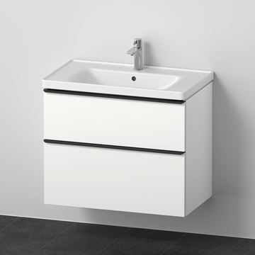 DURAVIT D-NEO skříňka s umyvadlem 80x48x62,5 cm, 2 zásuvky, bílá DE012101818 Obrázek - fotka