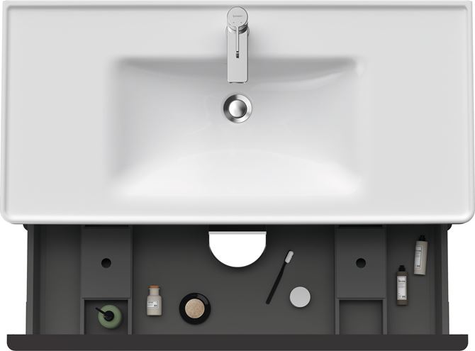 DURAVIT D-NEO skříňka s umyvadlem 100x48x62,5 cm, 2 zásuvky, White mat DE012201818 Obrázek - fotka