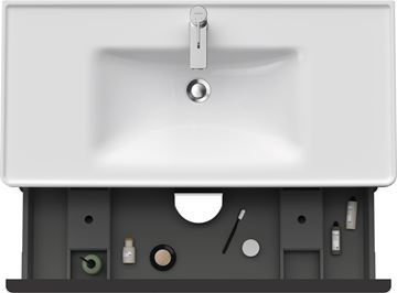 DURAVIT D-NEO skříňka s umyvadlem 100x48x62,5 cm, 2 zásuvky, White mat DE012201818 Obrázek - fotka