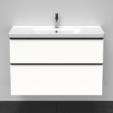 DURAVIT D-NEO skříňka s umyvadlem 100x48x62,5 cm, 2 zásuvky, White mat DE012201818 Obrázek - fotka