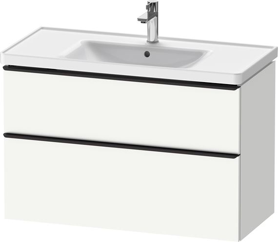 DURAVIT D-NEO skříňka s umyvadlem 100x48x62,5 cm, 2 zásuvky, White mat DE012201818 Obrázek - Hlavní obrázek