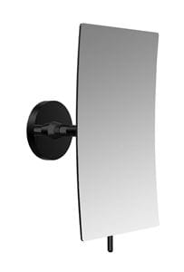 EMCO CONCEPT BLACK kosmetické zrcátko 132x208 mm, zvětšovací, černá