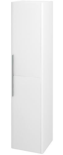 DŘEVOJAS ENZO SVD2 35 vysoká skříňka 35,9x35,2x154,5 cm, 2 dvířka, panty vlevo, bílá vysoký lesk 54062-T32 Obrázek - Hlavní obrázek