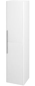 DŘEVOJAS ENZO SVD2 35 vysoká skříňka 35,9x35,2x154,5 cm, 2 dvířka, panty vlevo, bílá vysoký lesk