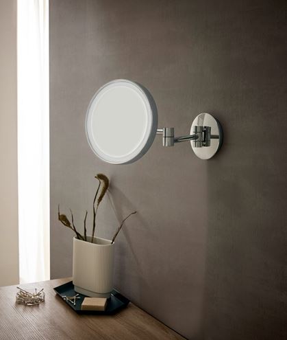 CONCEPT 300 kosmetické zrcátko 203 mm, zvětšovací, s osvětlením, chrom 019-1523 Obrázek - fotka