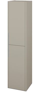 DŘEVOJAS ENZO SVD2 35 vysoká skříňka 35,9x35,2x154,5 cm, 2 dvířka, panty vlevo, matná béžová