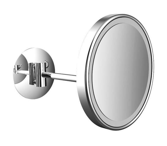 EMCO PURE kosmetické zrcátko 203 mm, zvětšovací, s osvětlením, chrom 109406007 Obrázek - Hlavní obrázek