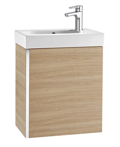 ROCA MINI skříňka s umývátkem 45x25x57,5 cm, 1 dvířka, dub A855873155 Obrázek - Hlavní obrázek