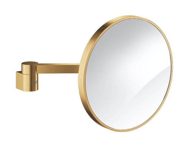 GROHE SELECTION kosmetické zrcátko, zvětšovací, kartačovaný cool sunrise 41077GN0 Obrázek - Hlavní obrázek