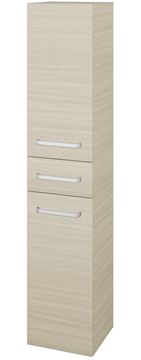DŘEVOJAS DOS SVD2Z 35 vysoká skříňka 35x35,2x172 cm, 1 zásuvka, 2 dvířka, panty vlevo, úchytka hliník mat, dub