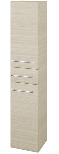 DŘEVOJAS DOS SVD2Z 35 vysoká skříňka 35x35,2x172 cm, 1 zásuvka, 2 dvířka, panty vlevo, úchytka ocel, dub 64863-T02 Obrázek - Hlavní obrázek